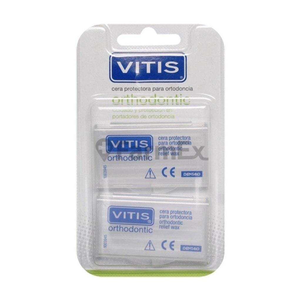 Vitis Cera Protectora para Ortodoncia x 2 cajas con 5 barras cada una Farmex-Fonasa-Persistente
